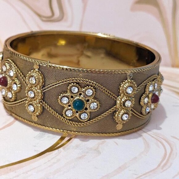 Gorgeous Ruby and Emerald Bracelet NWOT - Picture 2 of 7